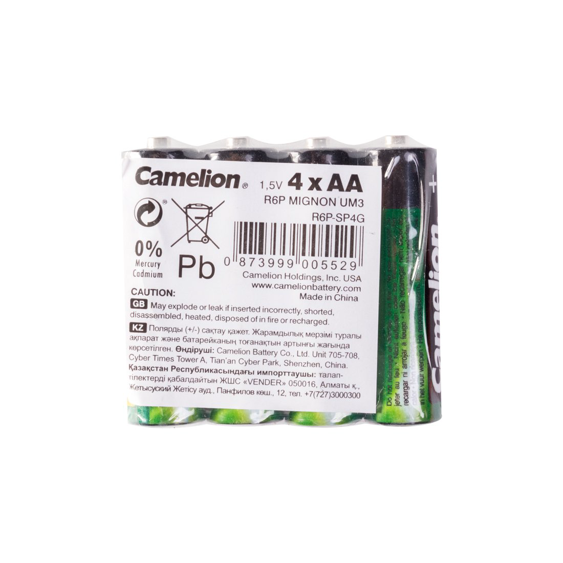 Батарейки Camelion Super Heavy Duty R6P-SP4G купить,NaN