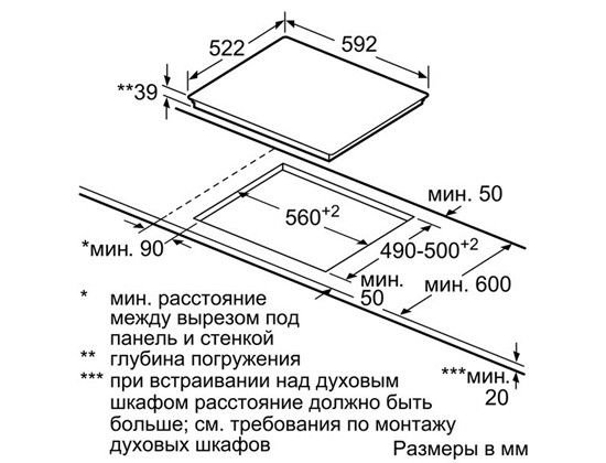 Электрическая варочная поверхность Bosch Serie 2 PUG61RAA5E черная  купить,NaN