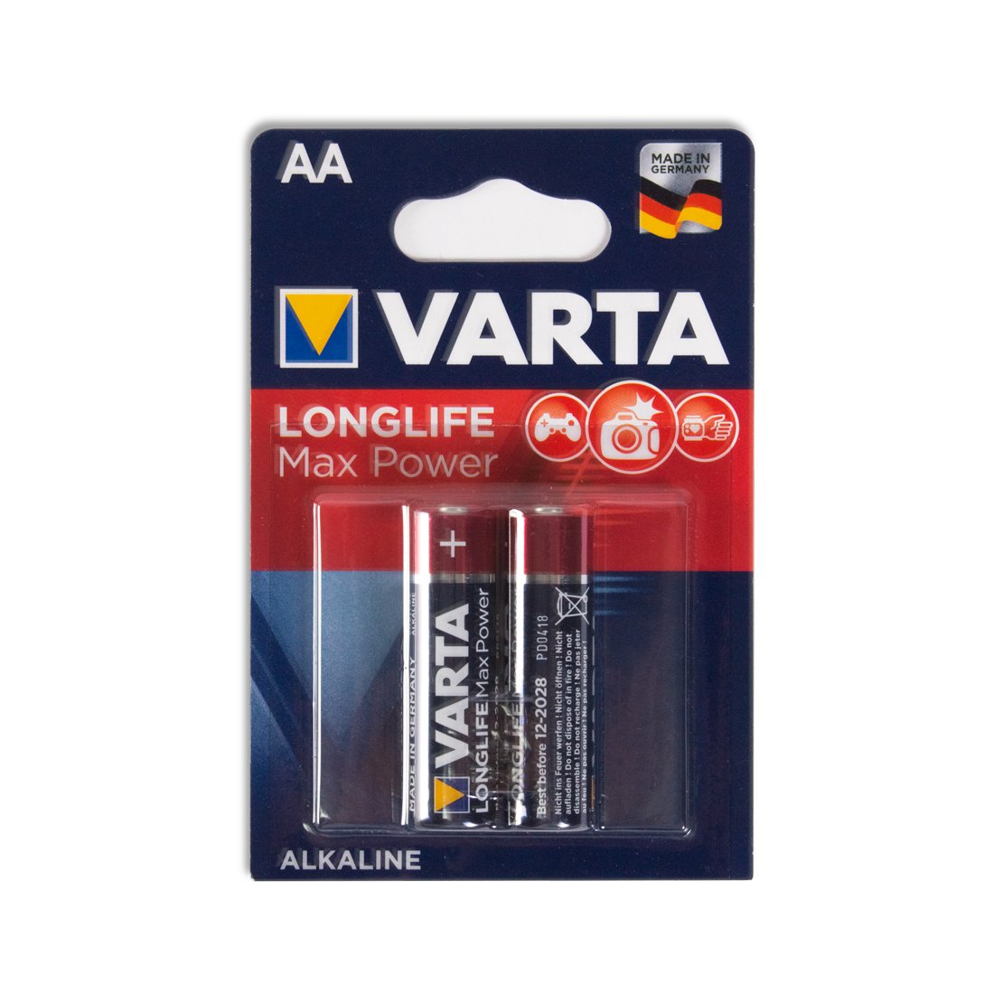 Батарейки Varta Longlife Power Max Mignon LR6/AA 2шт
