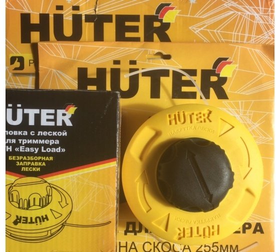 Huter катушка с леской 71/2/25 1 шт купить,0