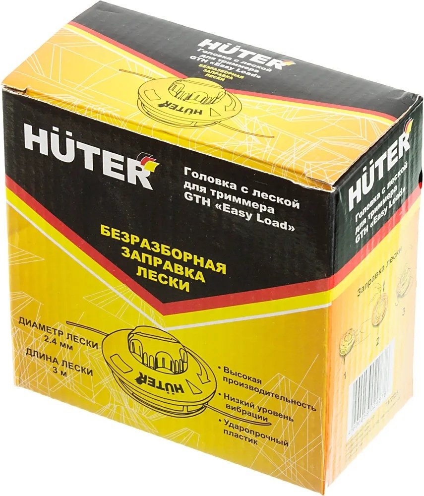 Huter катушка с леской 71/2/25 1 шт купить,0