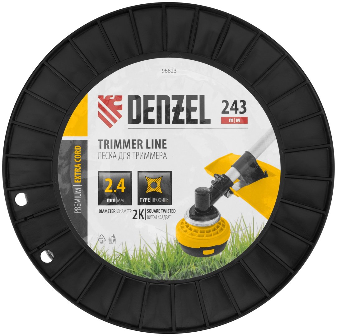 DENZEL катушка с леской 96823 1 шт - ForteMarket DENZEL катушка с леской 96823 1 шт купить,0