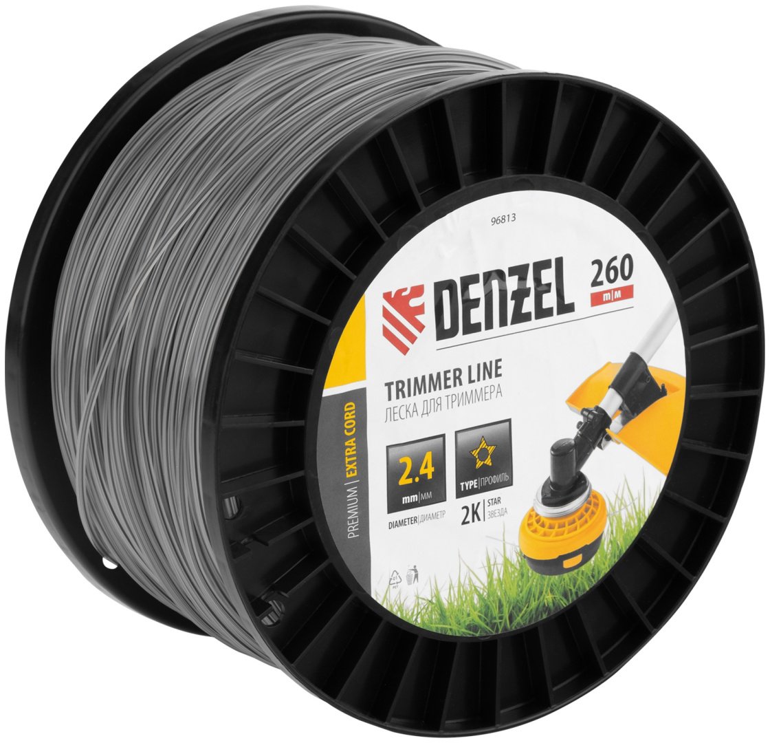 DENZEL катушка с леской 96813 1 шт - ForteMarket DENZEL катушка с леской 96813 1 шт купить,0