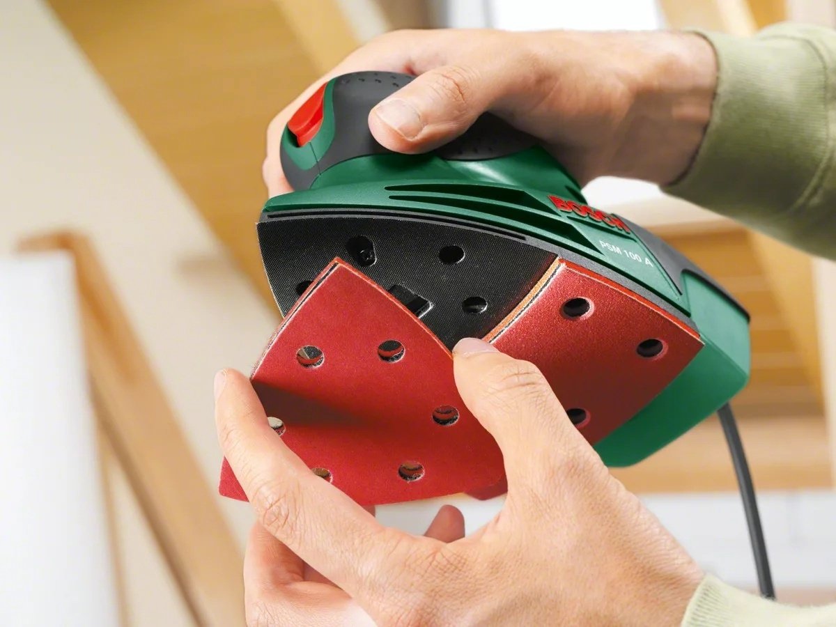 Шлифмашина дельташлифовальная Bosch PSM 100A купить,0