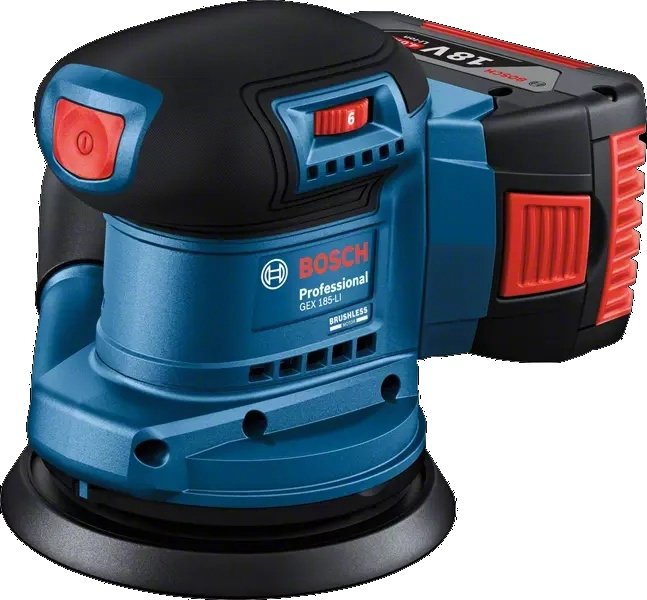 Шлифмашина эксцентриковая Bosch GEX 185 Li 06013A5021 Аккумуляторная купить,126680
