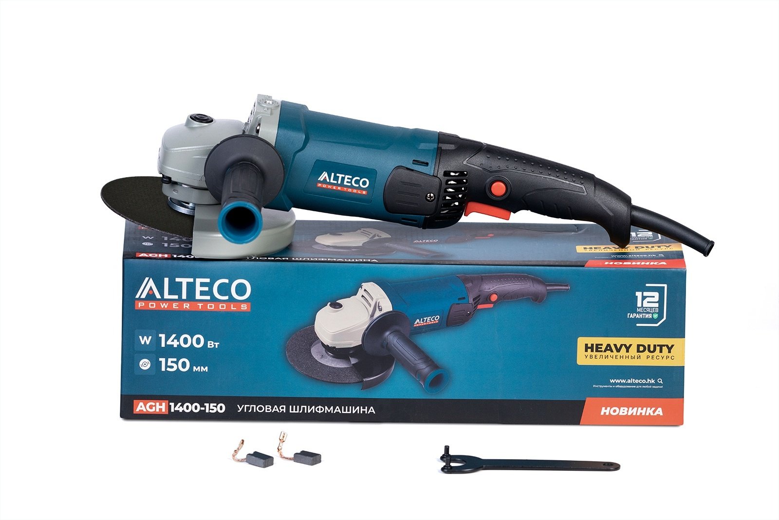 Шлифмашина угловая ALTECO Heavy Duty AGH 1400-150 40942 купить,0