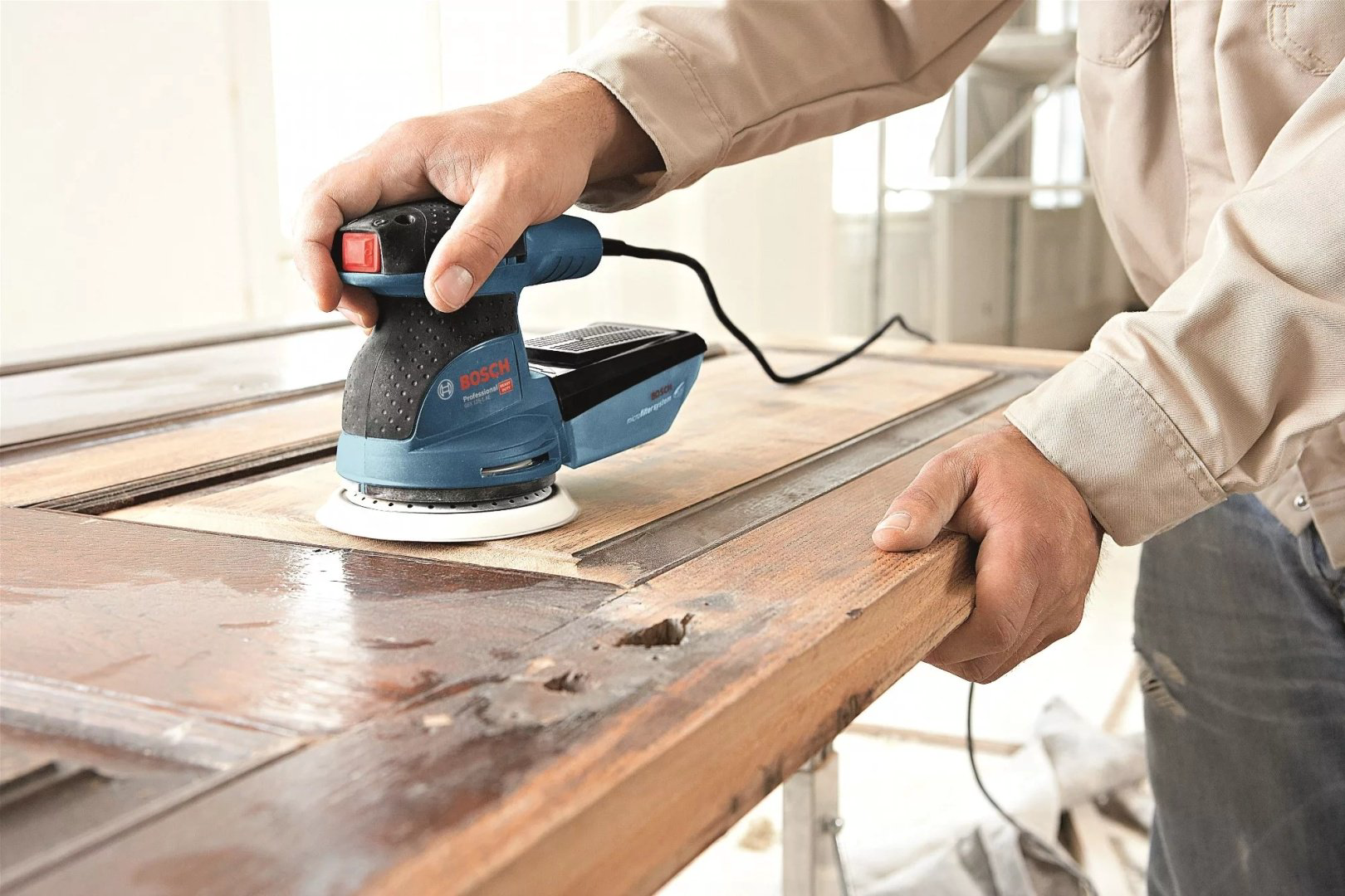 Эксцентриковая шлифмашина Bosch Professional GEX 125-1 AE, 0601387500 купить,NaN