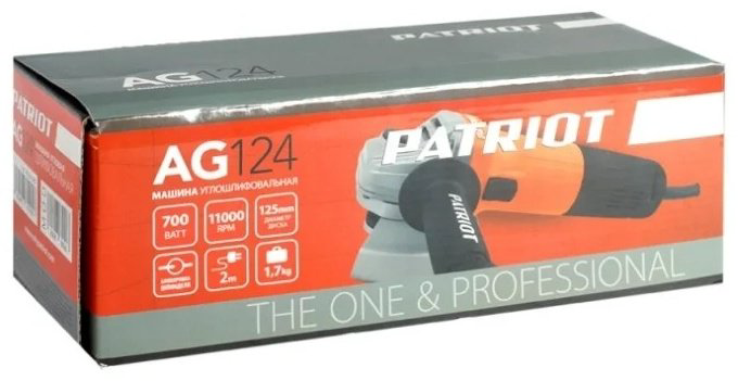 Шлифмашина угловая Patriot AG 124 купить,NaN
