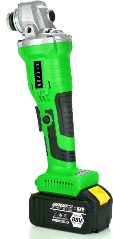 Шлифмашина угловая Zitrek AG 20 Pro (125мм, 20B, Li-Ion аккум. 4 Aч - 1шт, ЗУ, кейс) купить,0