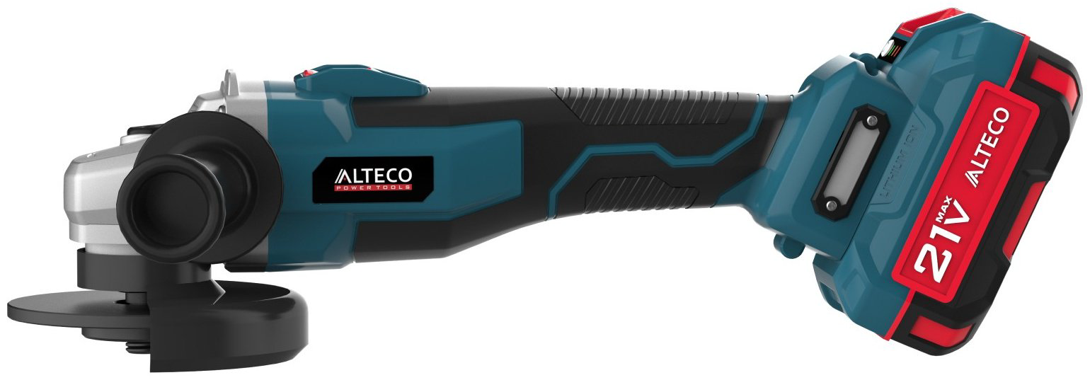 Бесщеточная аккумуляторная шлифмашина угловая ALTECO CAGB 18-125 Li BL 39274 - ForteMarket Бесщеточная аккумуляторная шлифмашина угловая ALTECO CAGB 18-125 Li BL 39274 купить,53900