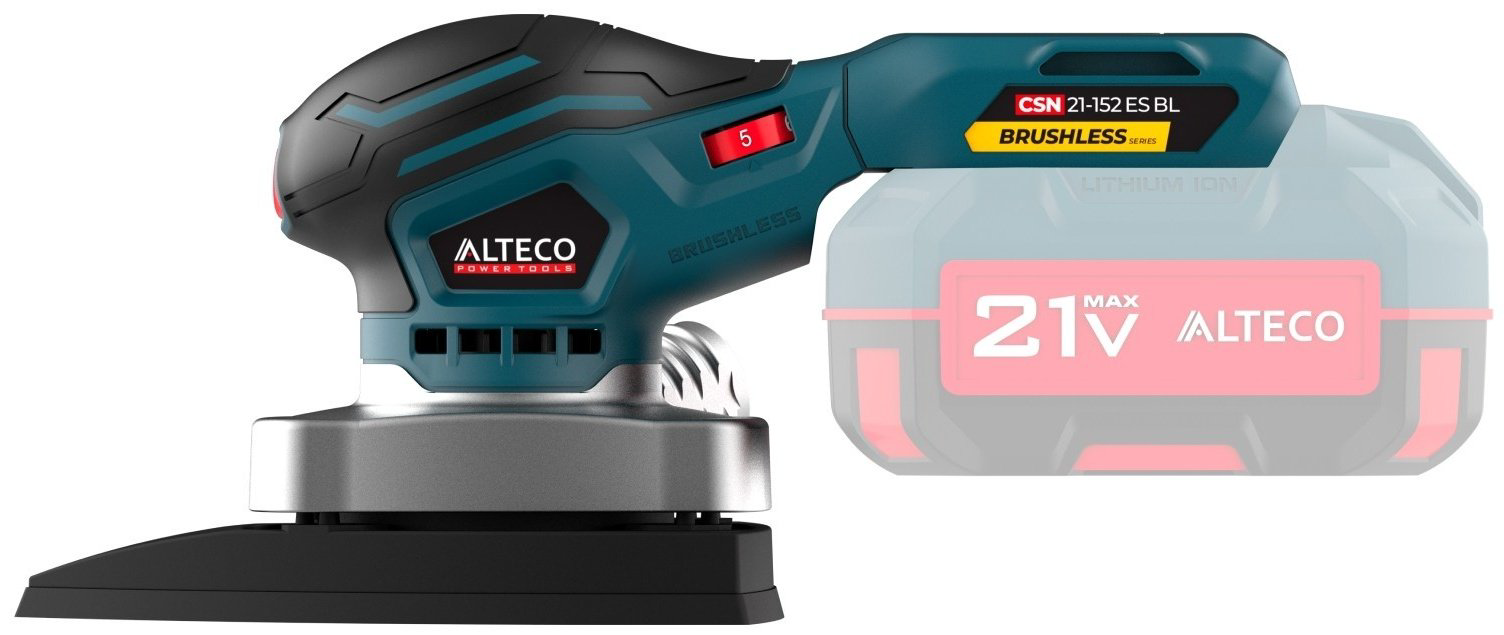Аккумуляторная бесщеточная эксцентриковая шлифмашина ALTECO CSN 21-152 ES BL Solo (без АКБ и ЗУ) купить,29990