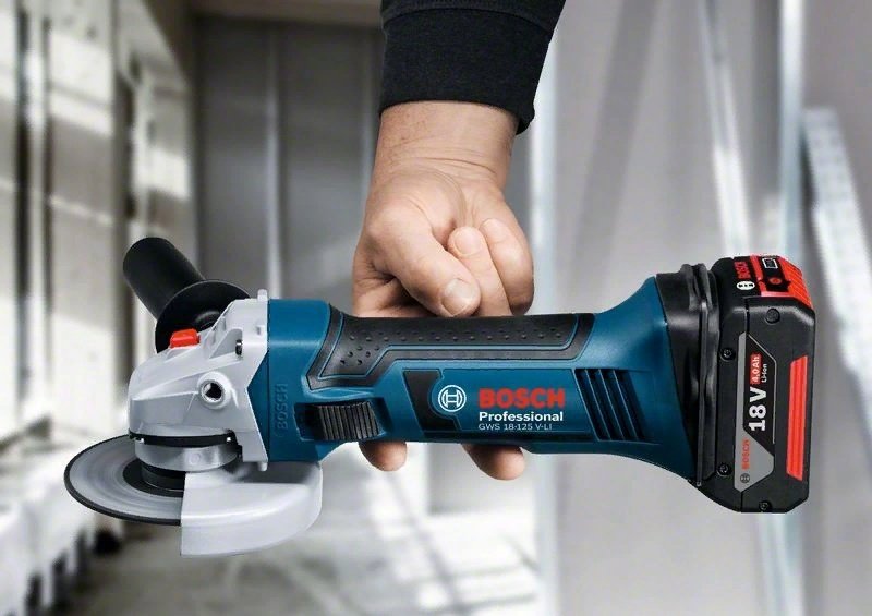 Шлифмашина угловая Bosch GWS 18-125 V-LI 060193A30B - ForteMarket Шлифмашина угловая Bosch GWS 18-125 V-LI 060193A30B купить,0