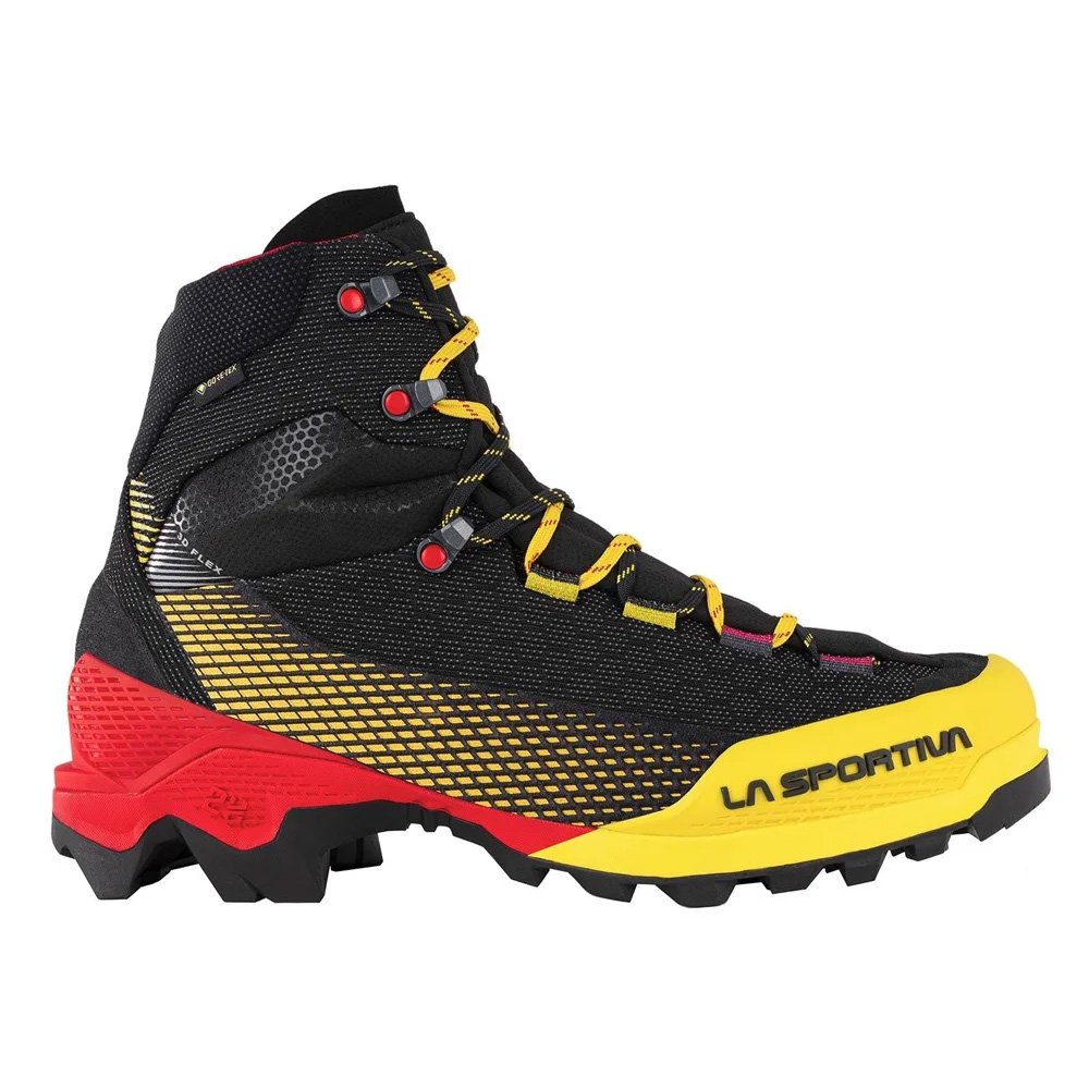 Ботинки La Sportiva Aequilibrium St Gtx 31A999100 black-yellow 43 1/2 купить,NaN