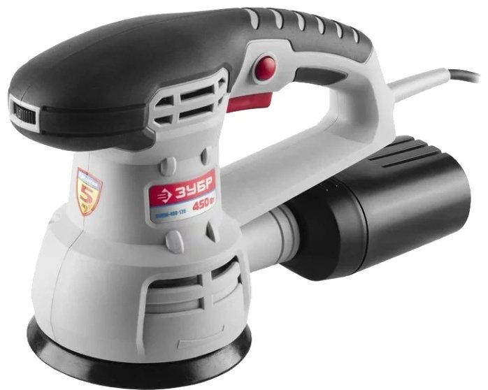 Шлифмашина эксцентриковая ЗУБР ЗОШМ-450-125 купить,24040