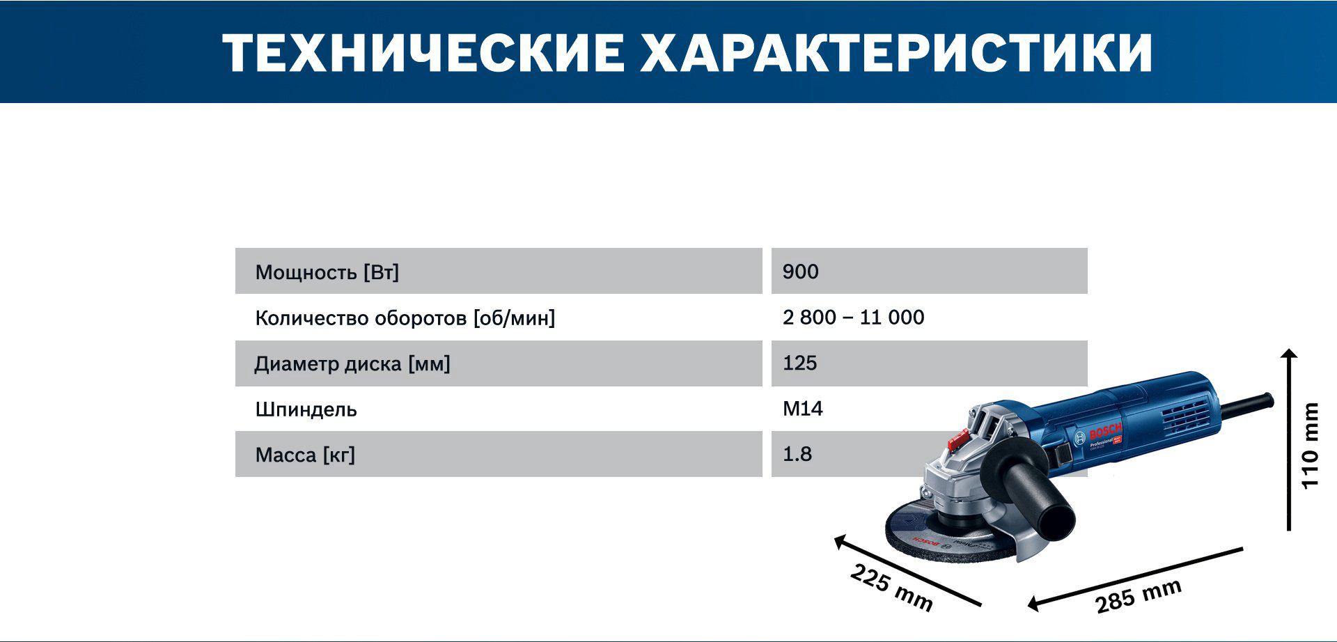 Шлифмашина угловая Bosch GWS 9-125 S 0601396102 купить,NaN