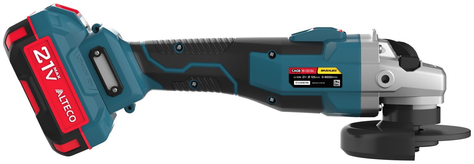 Шлифмашина угловая ALTECO CAGB 18-125 Li BL X2 49832 купить,0