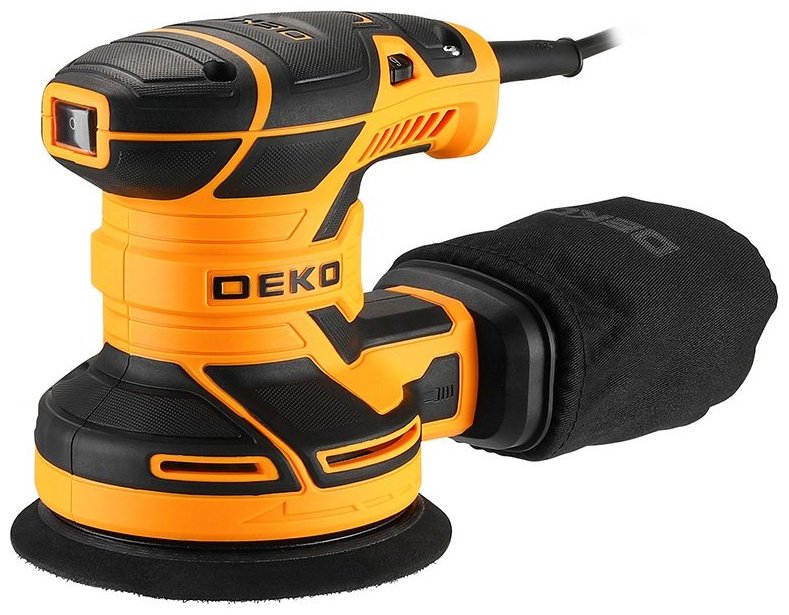Шлифмашина эксцентриковая ДЕКО DKG400/063-2203 - ForteMarket Шлифмашина эксцентриковая ДЕКО DKG400/063-2203 купить,0