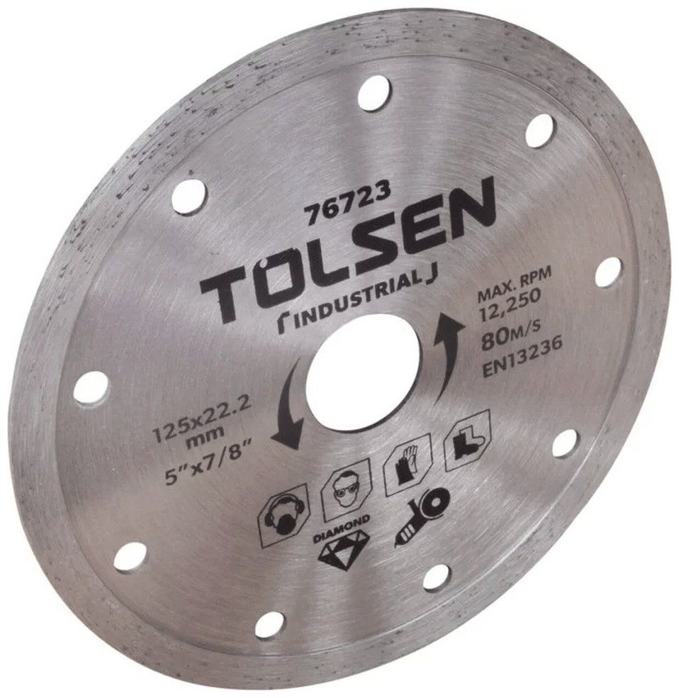 Шлифмашина угловая TOLSEN 88580 + диск сплошной + диск турбированный + перчатки + очки - ForteMarket Шлифмашина угловая TOLSEN 88580 + диск сплошной + диск турбированный + перчатки + очки купить,0