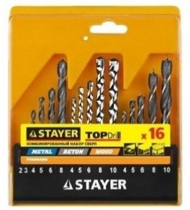 Набор универсальный 16 в 1 STAYER 29720-Н16