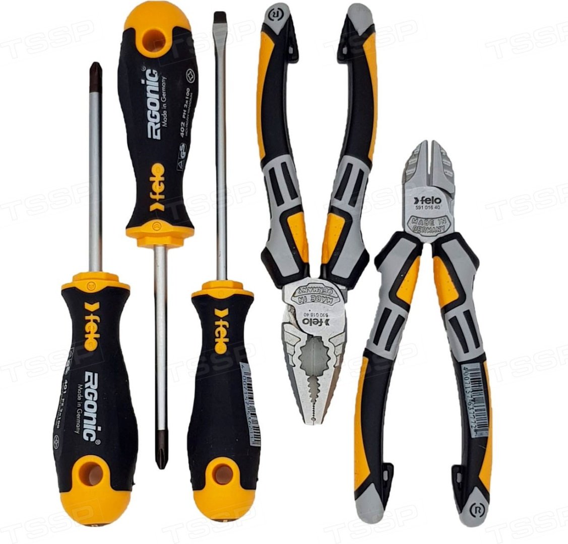 Набор строительный 5 предметов Felo Ergonic 40090504