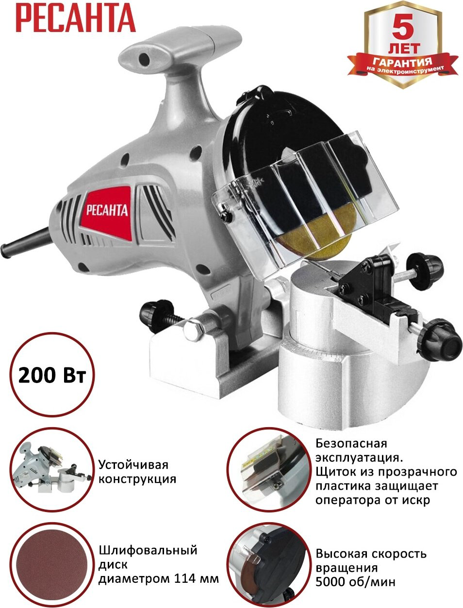 Точильный станок Ресанта Т-220 купить,NaN