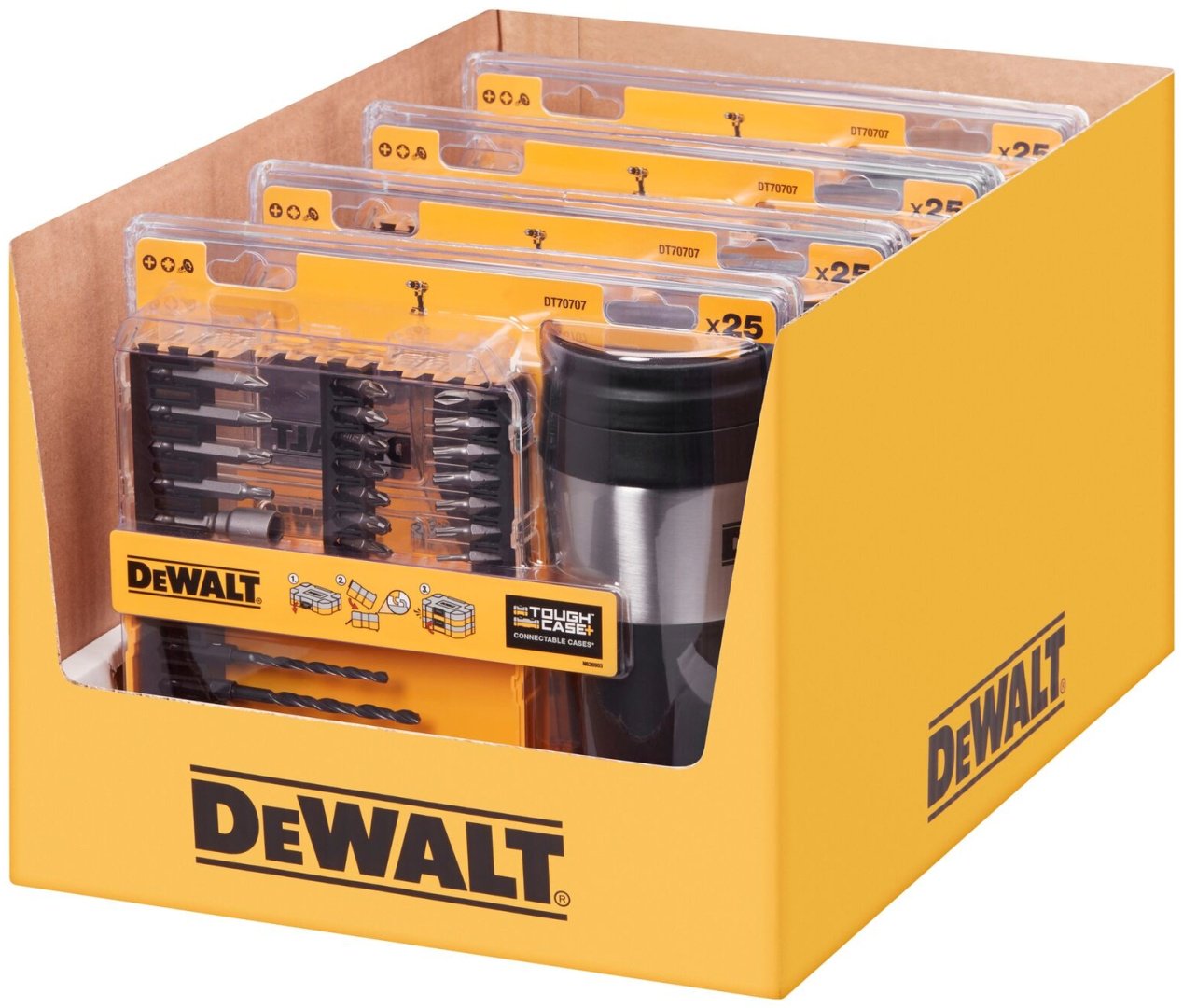 Набор оснастки универсальный 25 в 1 DeWALT DT70707 - ForteMarket Набор оснастки универсальный 25 в 1 DeWALT DT70707 купить,0
