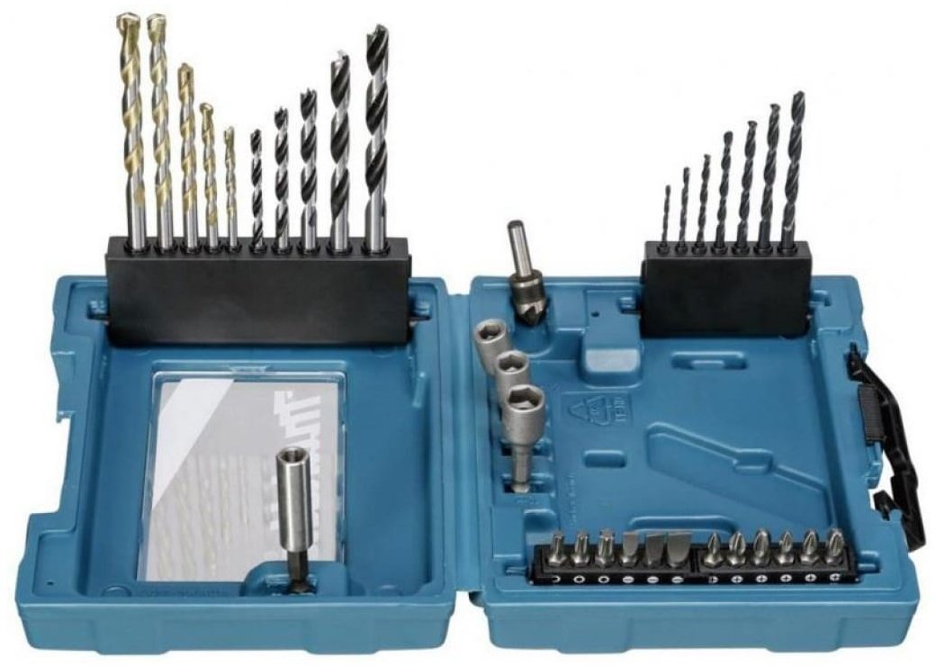 Набор строительный 34 в 1 Makita D-36980 - ForteMarket Набор строительный 34 в 1 Makita D-36980 купить,0