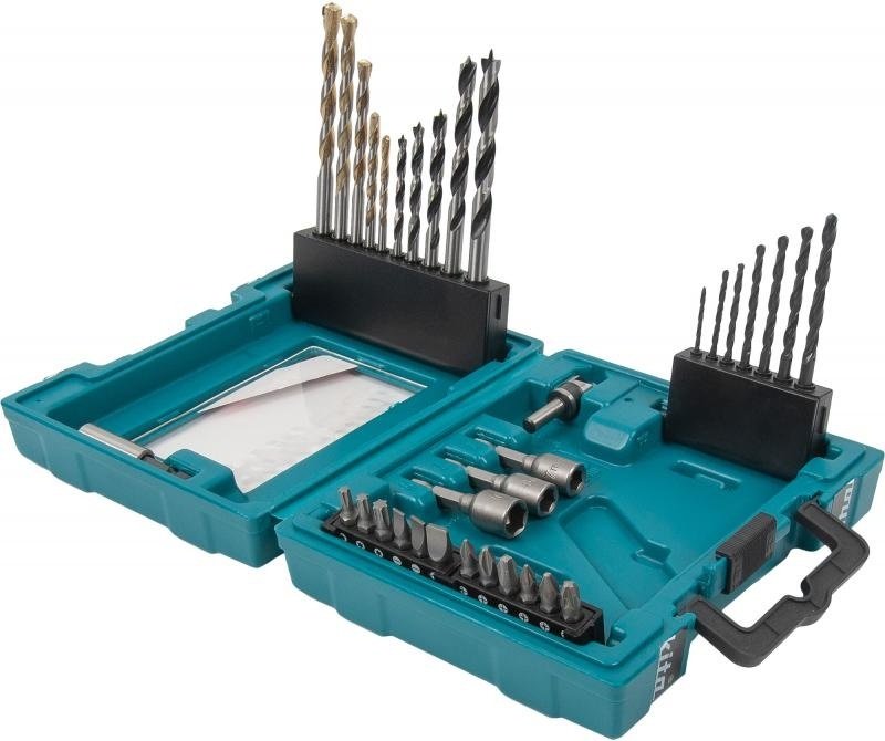 Набор строительный 34 в 1 Makita D-36980 - ForteMarket Набор строительный 34 в 1 Makita D-36980 купить,0