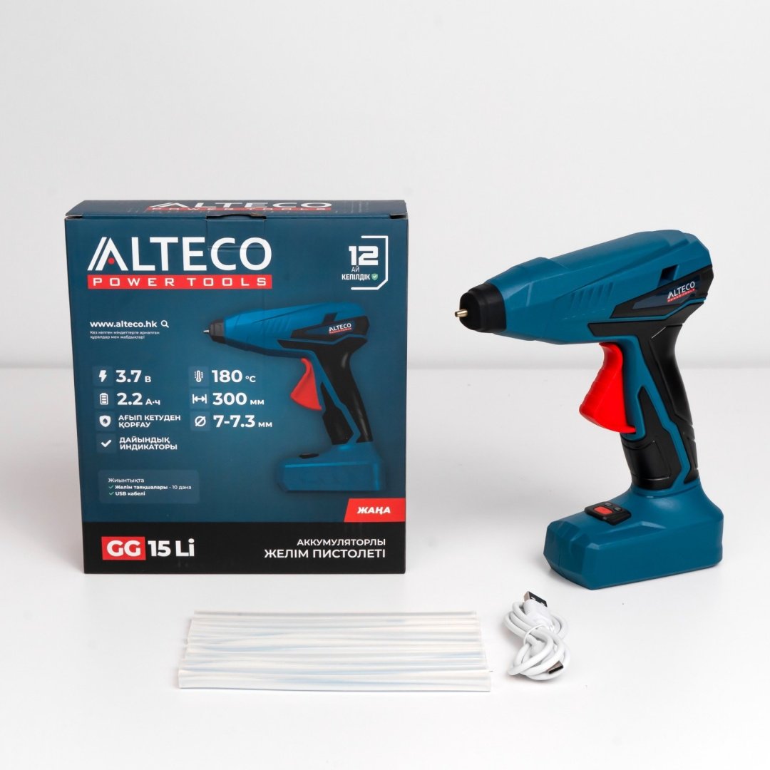 Клеевой пистолет аккумуляторный ALTECO 67912 7 мм купить,0