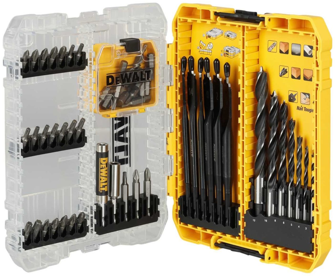 Набор оснастки универсальный 57 в 1 DeWALT DT70758