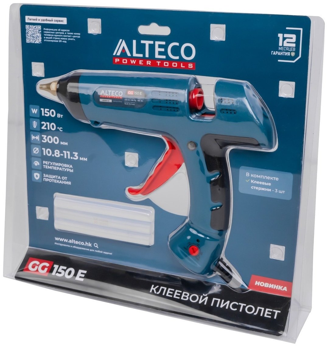 Клеевой пистолет ALTECO 67914 11.3 мм купить,0