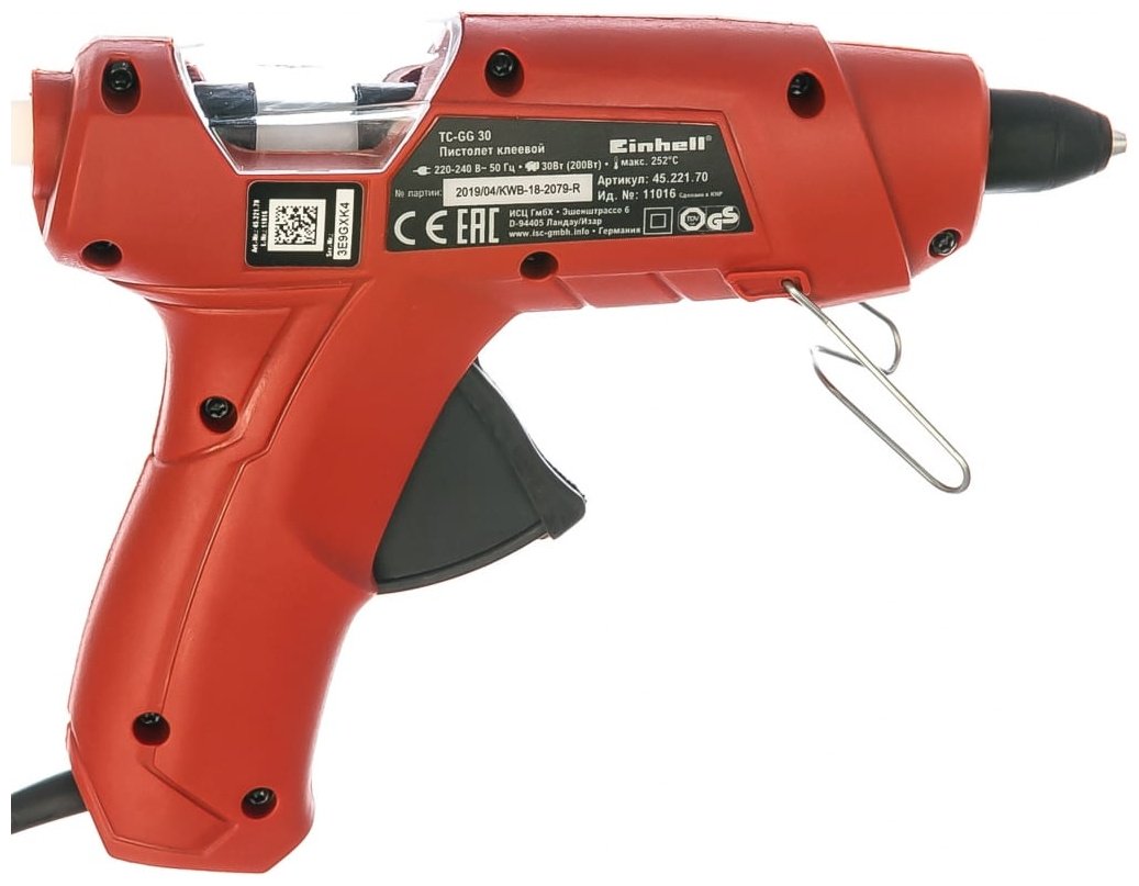 Клеевой пистолет Einhell 4522170 11 мм купить,0