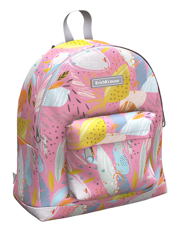 Рюкзак Erich Krause EasyLine 6L Spring Style 22x25x11см розовый купить,NaN
