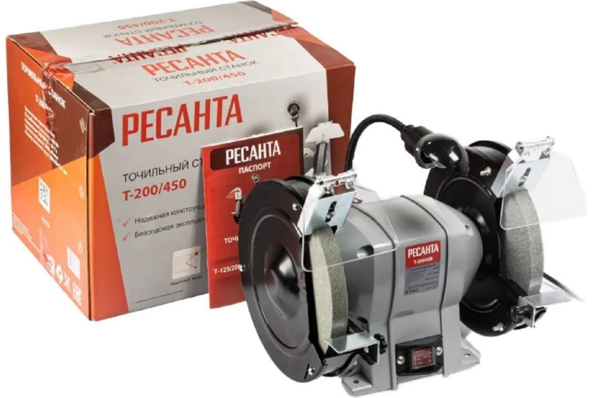 Точильный станок Ресанта Т-200/450 - ForteMarket Точильный станок Ресанта Т-200/450 купить,0