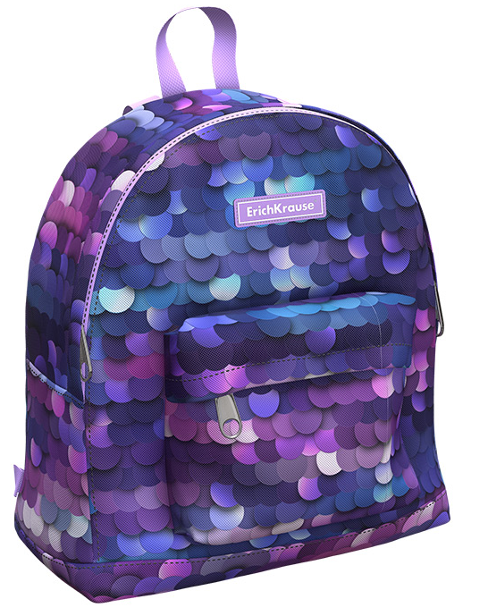  Рюкзак Erich Krause EasyLine 6L Purple Print 22x25x11см фиолетовый купить,NaN