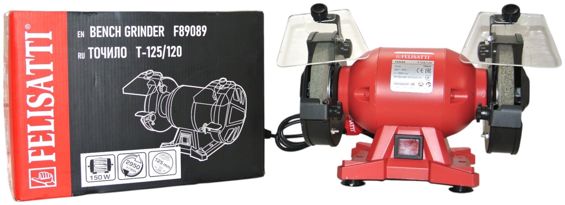 Точильный станок Felisatti Т-125/120 купить,0