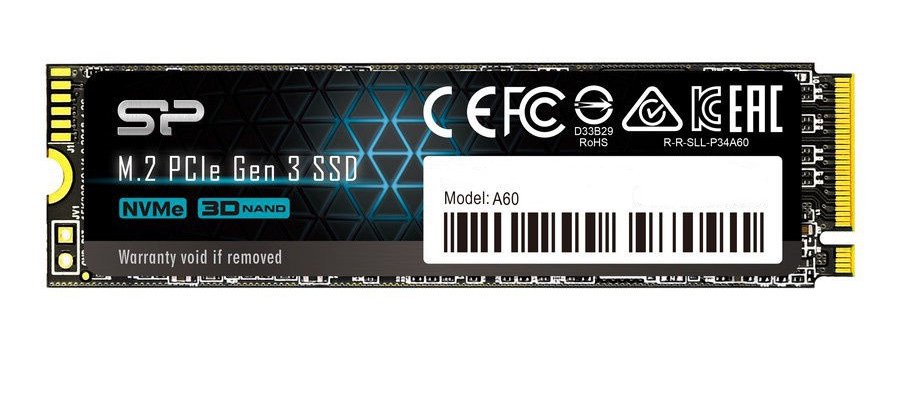 SSD накопитель Silicon Power A60 SP256GBP34A60M28 256Gb