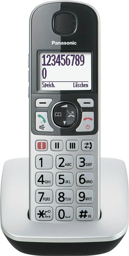 Радиотелефон Panasonic KX-TGE510RUS серебристый