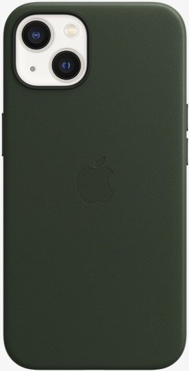 Чехол Apple для iPhone 13 Leather Case with MagSafe MM173 зелёная секвойя купить,NaN