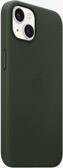 Чехол Apple для iPhone 13 Leather Case with MagSafe MM173 зелёная секвойя купить,NaN