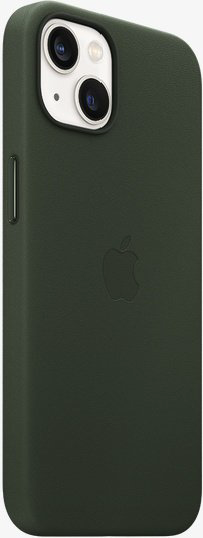 Чехол Apple для iPhone 13 Leather Case with MagSafe MM173 зелёная секвойя купить,NaN
