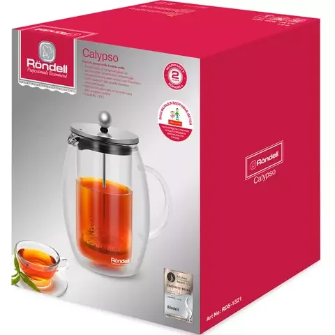 Френч-пресс Rondell RDS-1821 Calypso 600мл