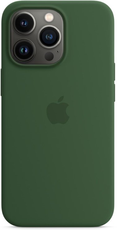 Чехол Apple для iPhone 13 Pro Max Silicone Case with MagSafe MM2P3ZM/A зелёный клевер купить,NaN