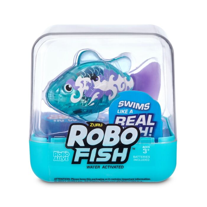 Интерактивная игрушка Robo Alive: Zuru Рыбка Голубой купить,NaN