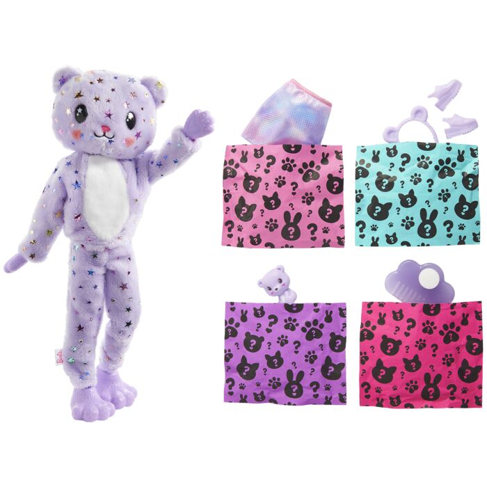 Кукла Barbie Cutie Reveal Медвежонок HJL57 30см купить,NaN