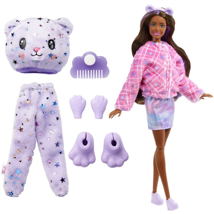 Кукла Barbie Cutie Reveal Медвежонок HJL57 30см купить,NaN