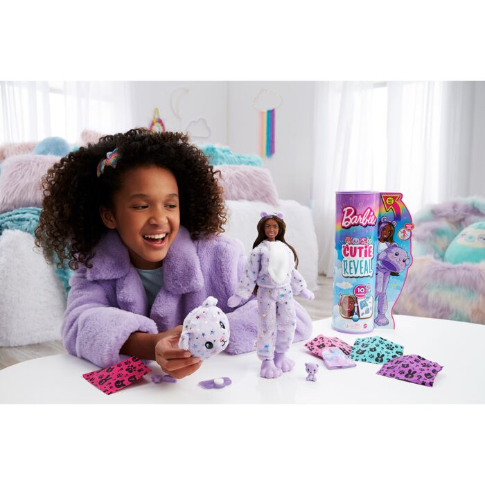 Кукла Barbie Cutie Reveal Медвежонок HJL57 30см купить,NaN