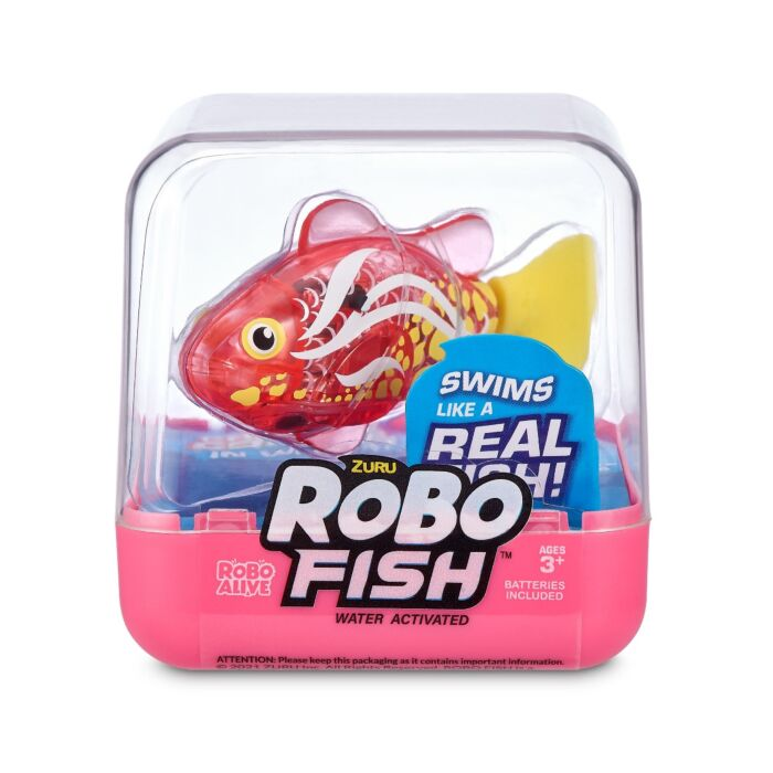 Интерактивная игрушка Robo Alive: Zuru Рыбка Розовый купить,NaN