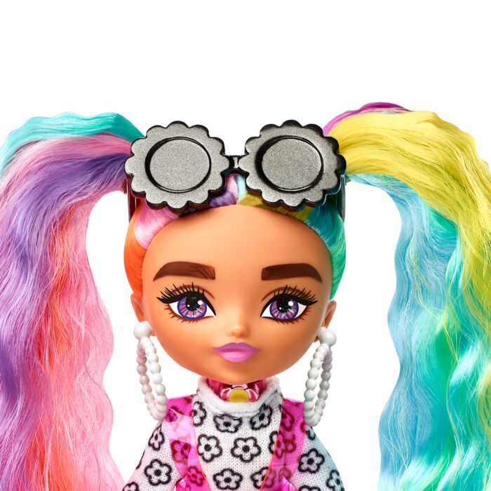 Кукла Barbie Extra Minis Радужные волосы HHF82  купить,NaN