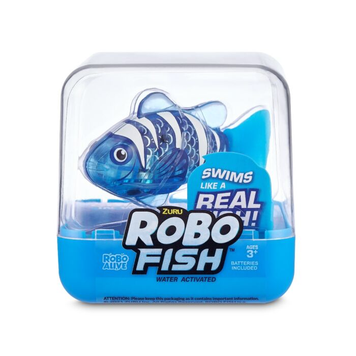 Интерактивная игрушка Robo Alive: Zuru Рыбка Синий купить,NaN
